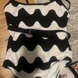 Marimekko Black and White One Piece Large